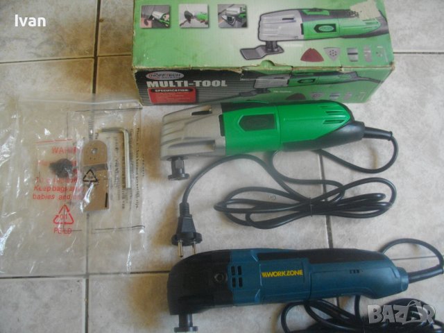 Нов 180-300 Вата-Немски Реноватор/Мултитул/Мулти Инструмент-Multitool LT62051-WORKZONE WMW300E, снимка 2 - Други инструменти - 36727748