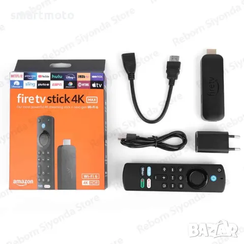 Amazon тв бокс R6 Plus 4K Fire TV Stick Alexa Бърз стрийминг, снимка 1