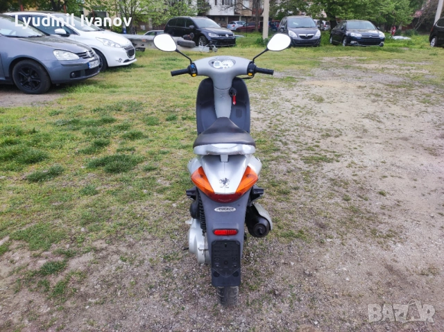 Скутер Peugeot Luxor 50cm 4к.с. 2t 16цола гуми 4600км АМкатегория, снимка 5 - Мотоциклети и мототехника - 54364251