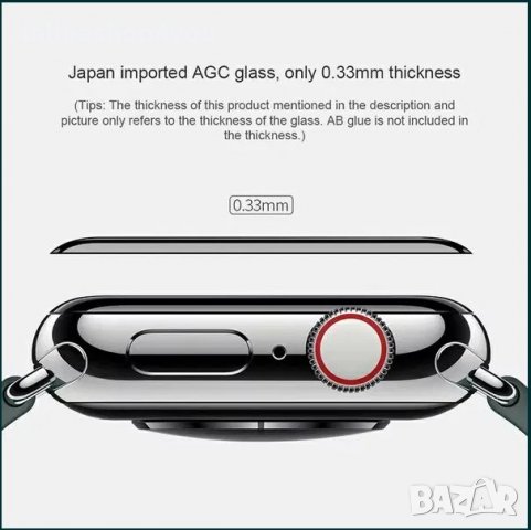 3D Протектор за Apple Watch iWatch 4 5 6 SE 40mm 44mm / Nano, снимка 4 - Фолия, протектори - 31777722