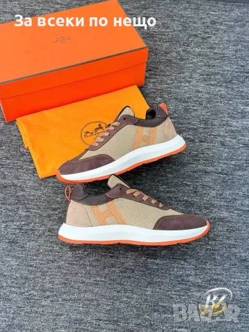 Hermes Мъжки Маратонки👟Мъжки Спортни Обувки Хермес - Различни Цветове Код SEM-661, снимка 2 - Маратонки - 55933671