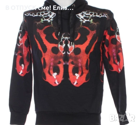 Sisley hoodie суитчър Nogodz Fedez hip hop нов с етикет оригинал