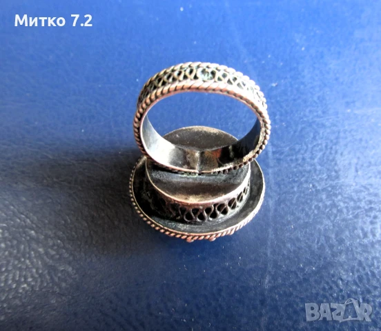 Старинен сребърен пръстен - 3, снимка 5 - Пръстени - 50793475