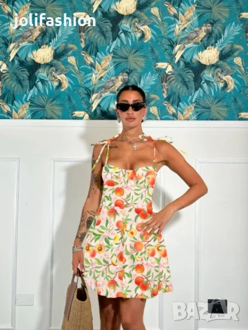 Летни рокли с лимони, снимка 8 - Рокли - 46404022