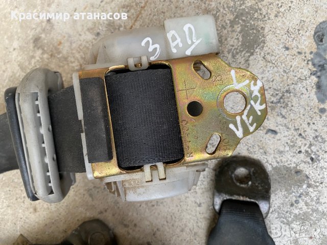 Предпазен колан заден  ляв и десен за Тойота корола версо.H073811, снимка 4 - Аксесоари и консумативи - 39819391