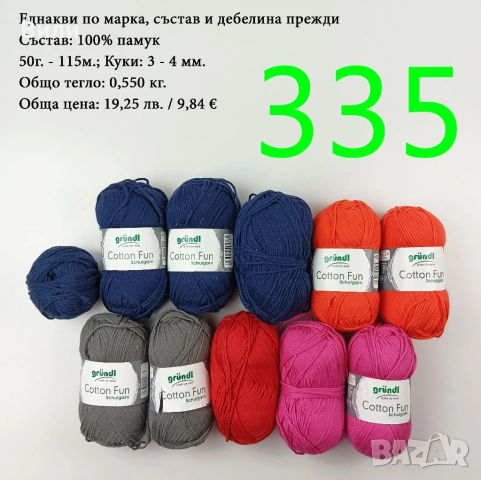 Евтини прежди в малки количества - нови и остатъци , снимка 16 - Други - 52042509