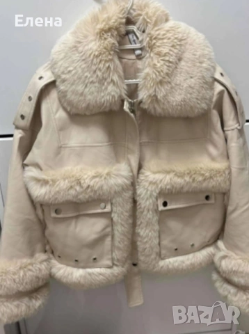 Дамско яке с пух, снимка 2 - Якета - 53243839