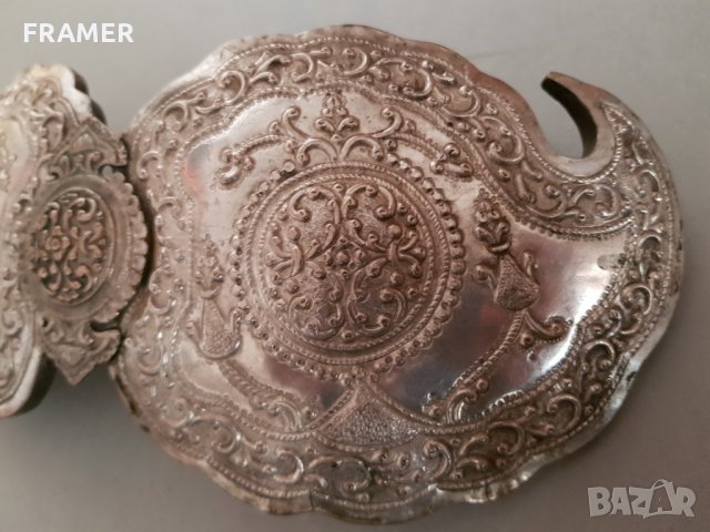 Възрожденска Македонска Пирин 1878 СРЕБЪРНА пафта пафти, снимка 9 - Антикварни и старинни предмети - 30153554