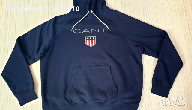 GANT Shield Hoodie Mens Size 4-  5XL НОВО! ОРИГИНАЛ! Мъжки Суичер!, снимка 8 - Суичъри - 53131049