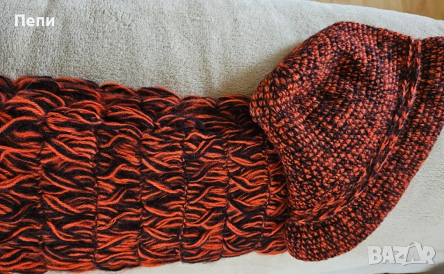 Комплект шапка и шал, снимка 9 - Шапки - 52554961