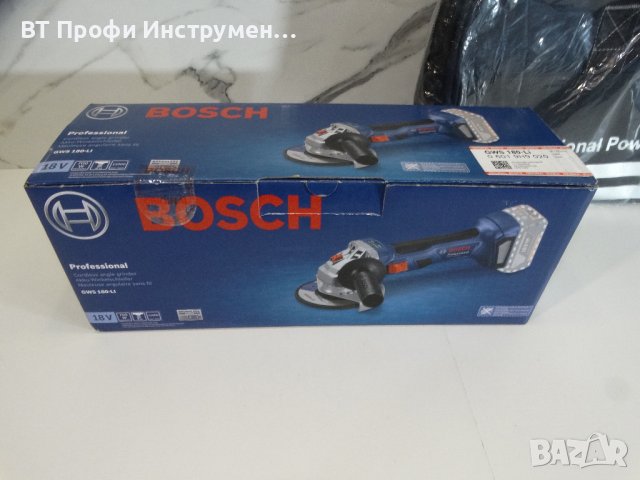 Промо СЕТ - Bosch GWS 180 Li / Сак - Безчетков ъглошлайф + чанта, снимка 9 - Други инструменти - 42517731