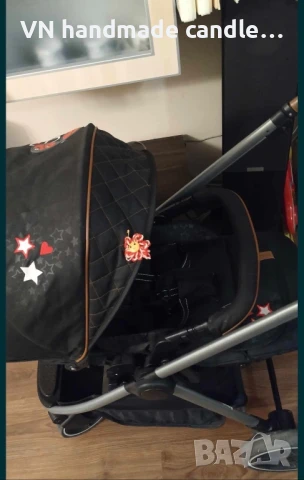 Бебешка количка с три коша , снимка 10 - Детски колички - 51067979