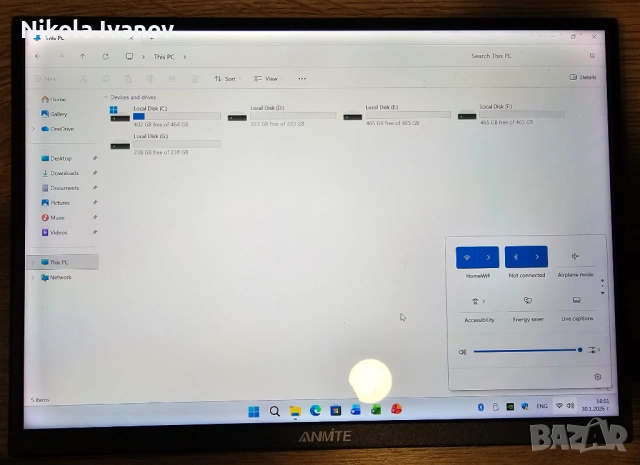 PC intel core i5 10400 4.30 Ghz | RTX 2060 6GB | 16GB RAM | 1TB SSD + 1TB HDD |BT + WiFi |Windows 11, снимка 8 - Геймърски - 53285892