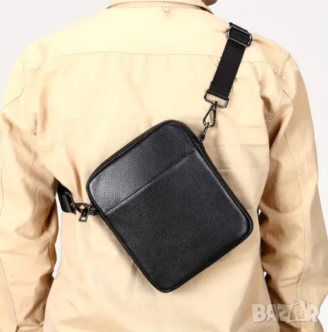 Мъжки елегантни дисплей чантички /Черни и кафяви от премиум естествена кожа!, снимка 11 - Чанти - 49303056