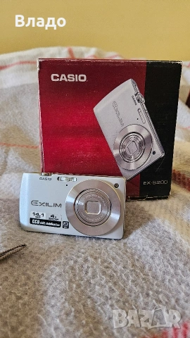 НЕРАЗЛИЧИМ ОТ НОВ дигитален фотоапарат casio exilim ex-s200