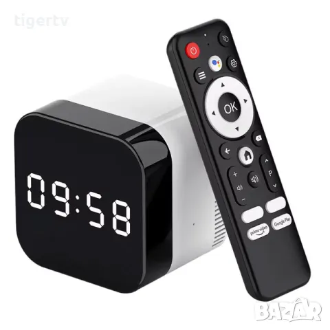 НОВ 8-Ядрен TV Box H96 MAX H728 | Wi-Fi 6 | Android TV 14 | Смарт ТВ, снимка 2 - Плейъри, домашно кино, прожектори - 27642230