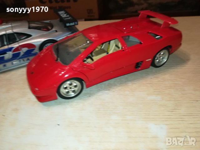 БЕНЦ ЛАМБО ПОРШЕ 1/18 МЕТАЛНИ КОЛИ 3БР 0111231212, снимка 10 - Колекции - 42806723