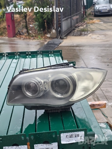 Оригинални Xenon фарове за BMW E81 / E87 LCI Facelift Angel eyes, снимка 3 - Части - 51922169