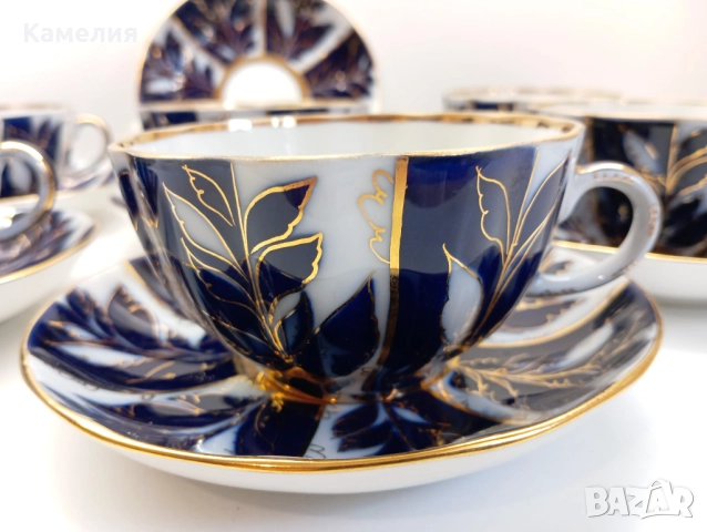 Руски порцелан , снимка 4 - Чаши - 48050784