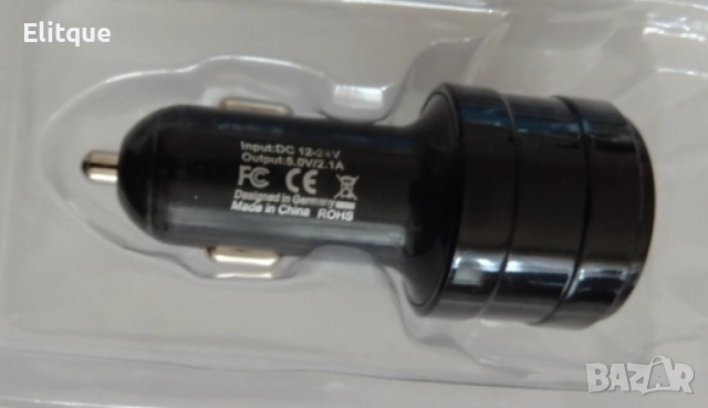 Компактен Bluetooth трансмитер за автомобил с 2 USB порта, снимка 7 - Други стоки за дома - 52716349