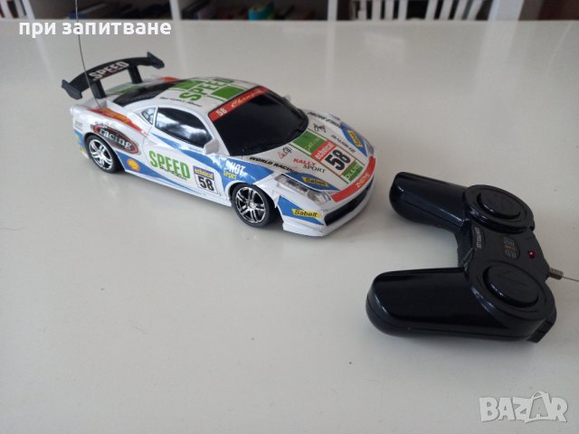 2 бр. RC кола, количка Ferrari, едната Rastar, работят, снимка 3 - Коли, камиони, мотори, писти - 38566521