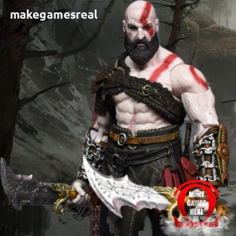 Екшън фигура God of War Kratos & Atreus, снимка 6 - Аксесоари - 52799133