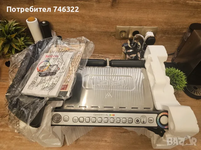 Електрическа скара, грил Tefal OptiGrill+ XL , снимка 6 - Скари - 56156389
