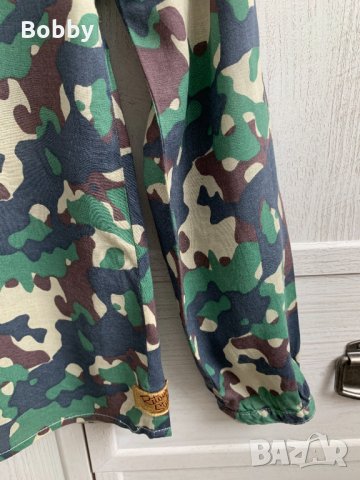 Ефирна камуфлажна риза/ туника 7-8 години, снимка 3 - Детски Блузи и туники - 30639644