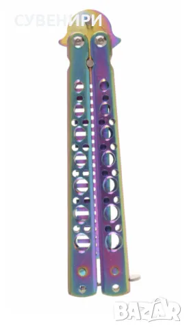 Тренировъчен джобен нож тип пеперуда , снимка 2 - Ножове - 49298207