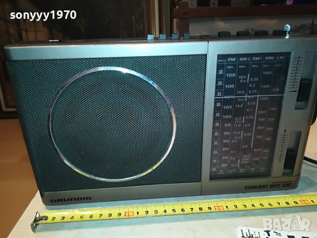 GRUNDIG CONCERT BOY220 ВНОС ГЕРМАНИЯ 3004231012, снимка 3 - Радиокасетофони, транзистори - 40533813