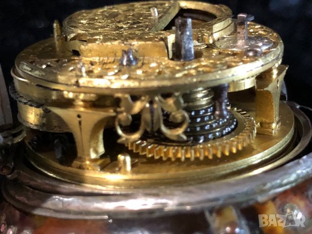 Джобен часовник Daniel Quare от 1667г., снимка 7 - Джобни - 30267611