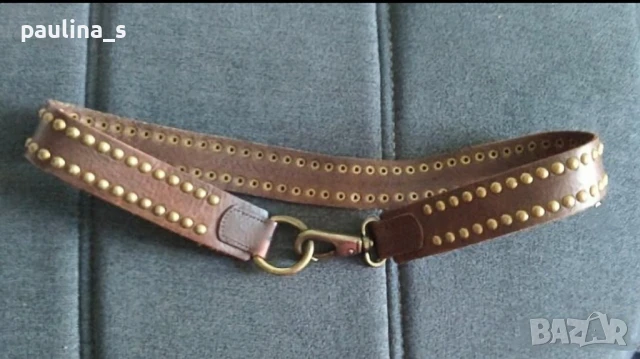 Два различни броя / Винтидж! Унисекс колан от естествена кожа "Saddler" и "Banana Republic" , снимка 7 - Колани - 14991312
