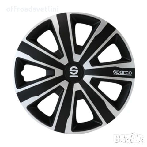 4 Броя LUX QUALITY SPARCO 16 инча Тасове за джанти 16'' Sparco PALERMO