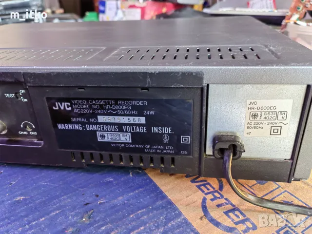 JVC HR-D800EG///Видеорекордер, снимка 11 - Плейъри, домашно кино, прожектори - 49355802