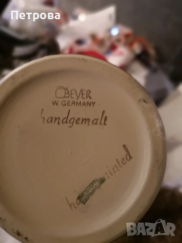 Голяма, релефна немска халба за бира. , снимка 9 - Колекции - 54010318