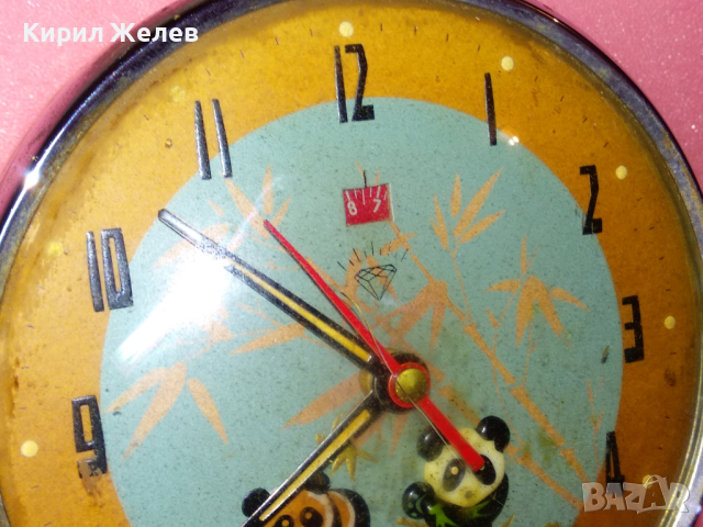 SHANGHAI CHINA Стар РЯДЪК КОЛЕКЦИОНЕРСКИ РЕТРО МЕХАНИЧЕН КИТАЙСКИ БУДИЛНИК ШАНХАЙ 30792, снимка 5 - Антикварни и старинни предмети - 44548936