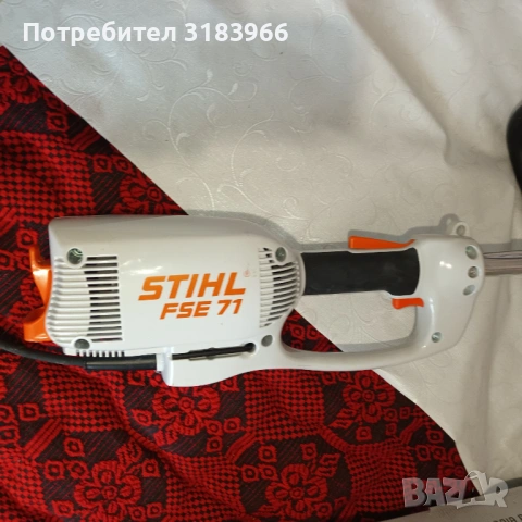 чисто нова електрическа косачка щел Stihl професионална , снимка 7 - Градинска техника - 53903253
