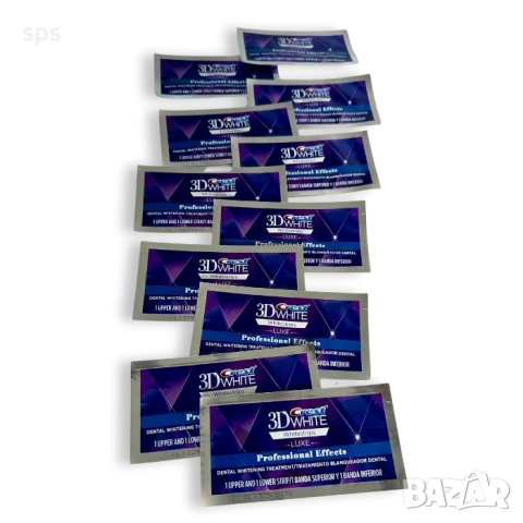 Избелващи ленти CREST 3D Whitestrips Professional Effects - Оригинални американски, снимка 5 - Комплекти и лотове - 52240870