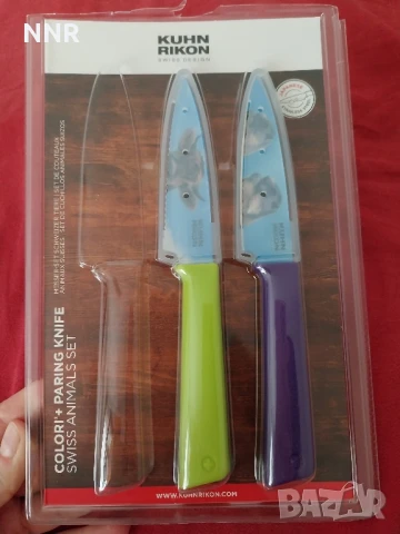 Нож Kuhn Rikon - ножче с мармот или крава, снимка 3 - Прибори за хранене, готвене и сервиране - 51252550