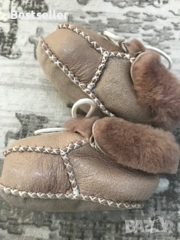 Бебешки Кожени Пантофки, снимка 2 - Бебешки обувки - 42249212