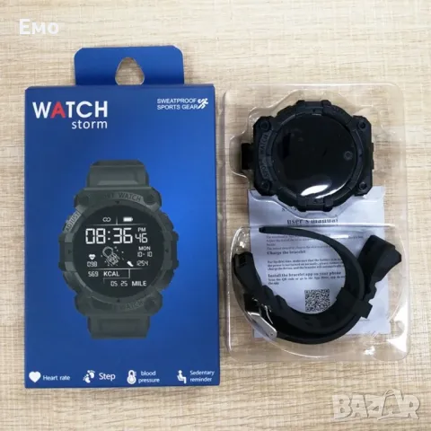 Смарт часовник WATCHsmart. Прахоустойчив. С Bluetooth V4.2, снимка 2 - Смарт часовници - 47769587