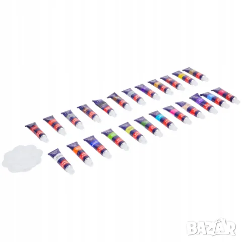 Пълен комплект акрилни бои в тубички за рисуване VAN BLEISWIIJCK 24x12ml, снимка 3 - Други - 49156397