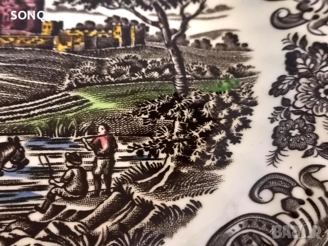 Английска Колекционерска Чиния Железен Камък, снимка 5 - Колекции - 51156649