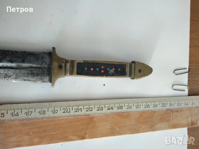 Продавам традиционна българска кама - габровска ергенска кама или нож от 19-ти век, снимка 6 - Антикварни и старинни предмети - 55804102