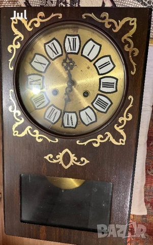 Античен стенен часовник, снимка 2 - Антикварни и старинни предмети - 53974819