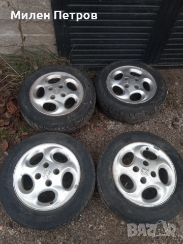 165/70/14 Перфектни джанти с гуми +ПОДАРЪК болтове за пежо 206 peugeot