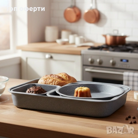 Комплект 4 тави за печене Cheffinger , снимка 2 - Съдове за готвене - 53179240