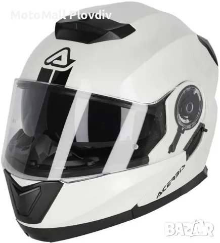 Acerbis Serel Модуларна S M L XL размер Нова Каска Бяла и Черна, снимка 7 - Аксесоари и консумативи - 49191077