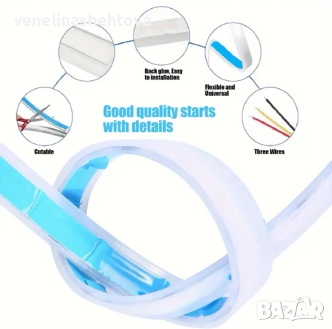 2 броя LED дневни светлини за кола АВТОМОБИЛ с функция бягащ мигач, снимка 6 - Аксесоари и консумативи - 52901841