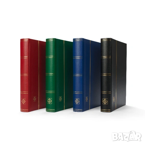 луксозен Албум за пощенски марки с 64 страници Голям 